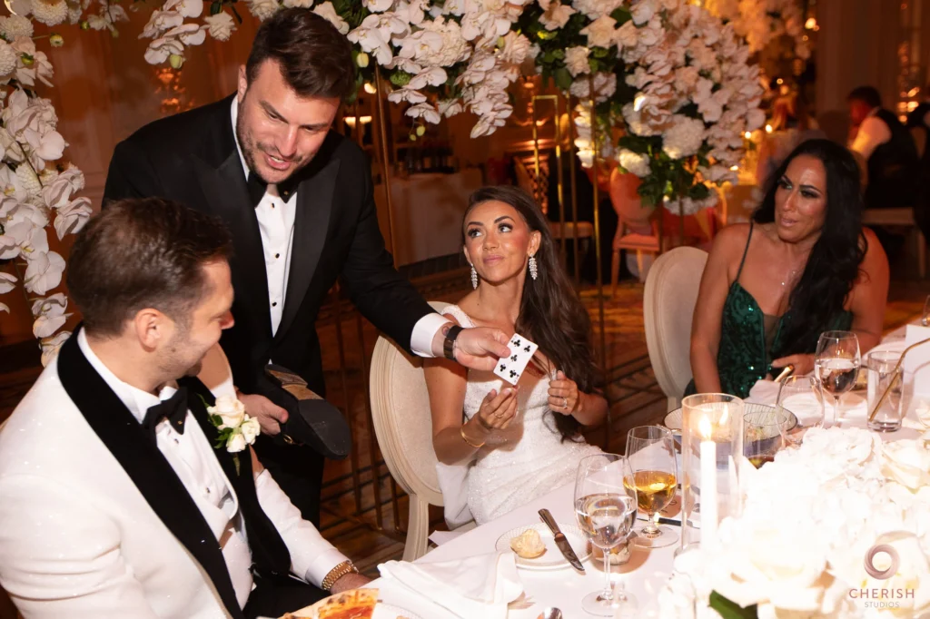 How a Magician Can Transform a Wedding Reception